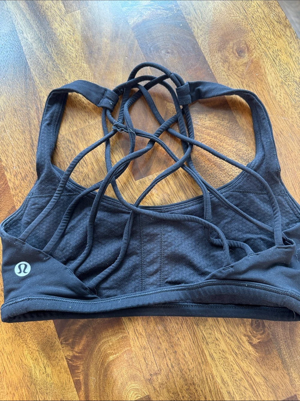 lululemon athletica Black Strappy Sports Bra - Picture 3 of 3